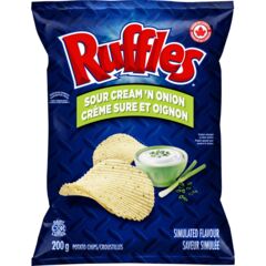 Chips - Ruffles Sour Cream 'N Onion